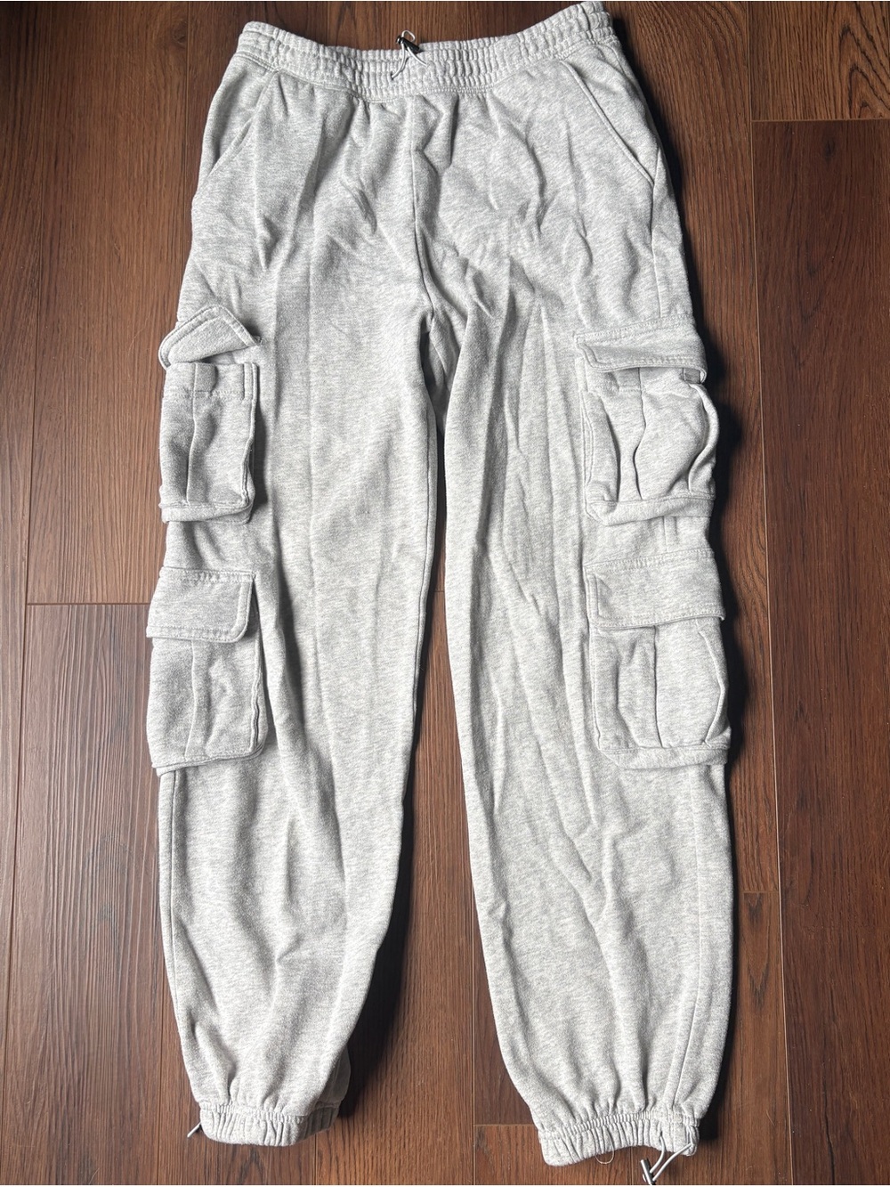 Aeropostale Light Gray Cargo Jogger Sweatpants